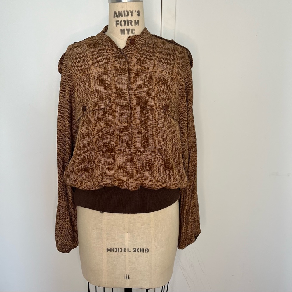Vintage Lisa & Scott Silk Top Size‎ Medium